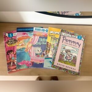 Girls Easy Readers Children's Storybook Collection Lot of 5 Books
